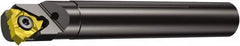 Sandvik Coromant - 254R/LKF-R, Internal or External, Right Hand, 1.3mm Max Depth of Cut, Indexable Grooving Tool Holder - 254..CC Insert Compatibility, 4.9213" OAL, Through Coolant - Exact Tooling