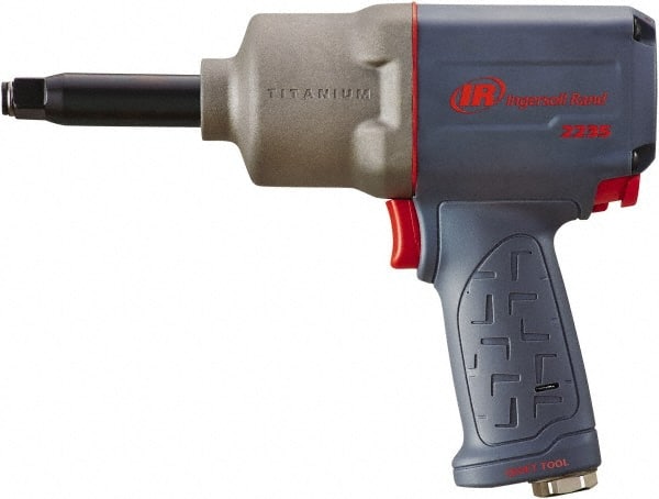 Ingersoll-Rand - 1/2" Drive, 8,500 RPM, 930 Ft/Lb Torque Impact Wrench - Pistol Grip Handle, 1,220 IPM, 24 CFM, 90 psi, 1/4" NPT Inlet - Exact Tooling