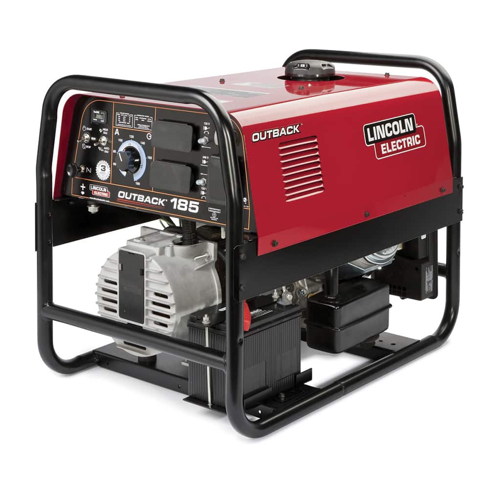 Lincoln Electric - Portable Welder/Generators; Duty Cycle: 100A DC/25V/100%; 130A DC/25V/60%; 150A DC25V/20% ; Process: Stick ; Input Current: DC ; Output Current: DC ; Maximum Output Voltage: 230 ; Phase: Single Phase - Exact Tooling
