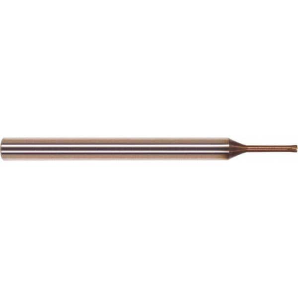 Millstar - 2mm Diam 0.23mm Program Radius Solid Carbide Single End 4 Flute High-Feed End Mill - Exact Tooling