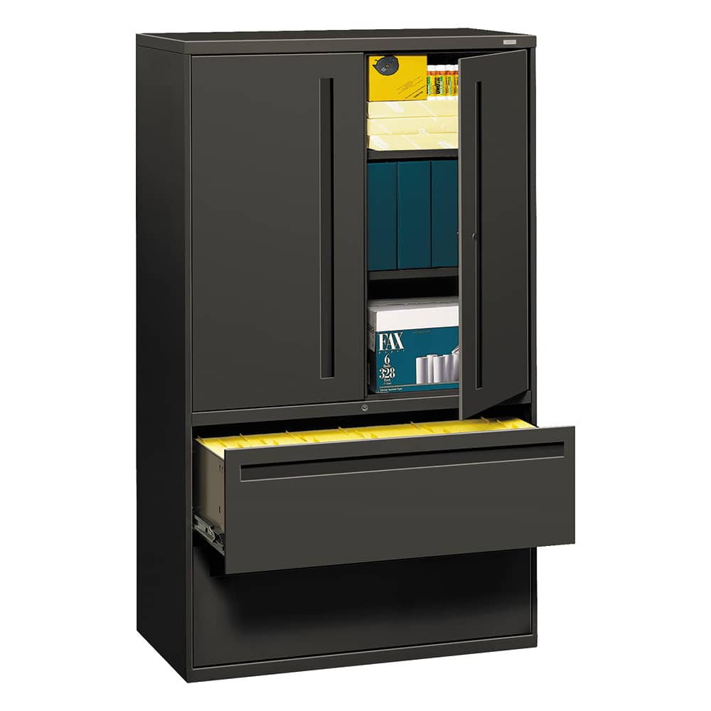 Hon - 2 Drawer Charcoal Steel Lateral File - Exact Tooling