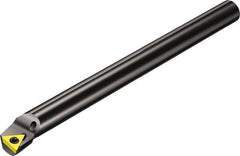 Sandvik Coromant - 0.5984" Min Bore Diam, 6" OAL, 1/2" Shank Diam, A..STFCR/L-R Indexable Boring Bar - Screw-On Holding Method - Exact Tooling
