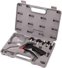 Value Collection - 7 Piece Nylon Air Gun Kit - 1/4 NPT Inlet, 145 Max psi, Nylon Hose - Exact Tooling