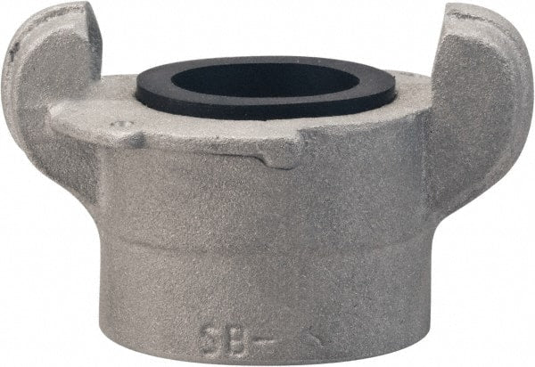 Value Collection - 1-1/2" NPT & 2-5/32" Long x 3-3/8" Wide Sandblaster Adapter - Hose with 1.6" ID x 2-5/32" OD - Exact Tooling