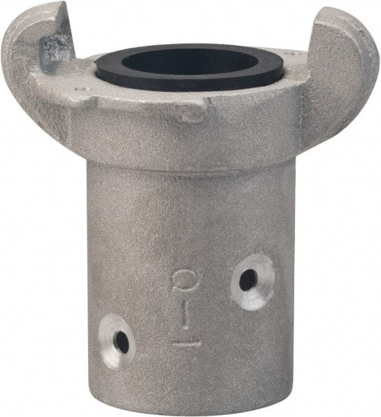 Value Collection - 1-1/2" NPT & 5-1/2" Long x 1-1/2" Wide Sandblaster Hose End - Hose with 1-1/2" ID x 2-3/8" OD - Exact Tooling