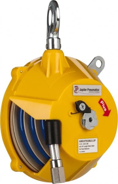 PRO-SOURCE - 6.67 Lb Load Capacity, 4.59' Travel Distance, Tool Balancer - Polyurethane Cable, Plastic Housing - Exact Tooling