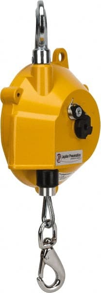 PRO-SOURCE - 11 Lb Load Capacity, 4-1/4' Travel Distance, Tool Balancer - Steel Cable, Aluminum Housing, Tension Adjustment - Exact Tooling