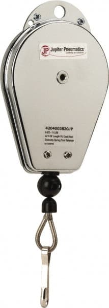 PRO-SOURCE - 11 Lb Load Capacity, 4.27' Travel Distance, Tool Balancer - Steel Cable, Aluminum Housing, Locking Mechanism - Exact Tooling