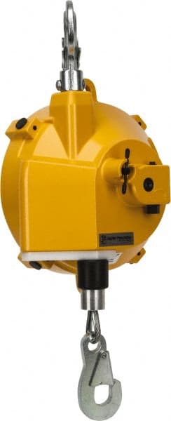 PRO-SOURCE - 48 Lb Load Capacity, 4.92' Travel Distance, Tool Balancer - Steel Cable, Aluminum Housing, Tension Adjustment, Locking Mechanism - Exact Tooling