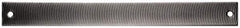 PFERD - 12" Long, Smooth Cut, Flat American-Pattern File - Curved Cut, 0.38" Overall Thickness, Flexible - Exact Tooling