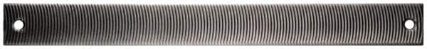 PFERD - 12" Long, Second Cut, Flat American-Pattern File - Curved Cut, 0.38" Overall Thickness, Flexible - Exact Tooling