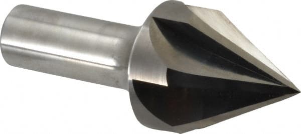 Keo - 1-1/2" Head Diam, 3/4" Shank Diam, 6 Flute 60° Solid Carbide Countersink - Exact Tooling
