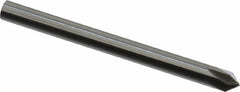 Keo - 1/8" Head Diam, 1/8" Shank Diam, 6 Flute 82° Solid Carbide Countersink - Bright Finish, 1-1/2" OAL, Single End - Exact Tooling