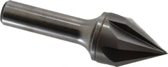 Keo - 1" Head Diam, 1/2" Shank Diam, 6 Flute 60° Solid Carbide Countersink - Exact Tooling