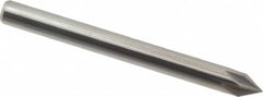 Keo - 3/16" Head Diam, 3/16" Shank Diam, 6 Flute 60° Solid Carbide Countersink - Exact Tooling