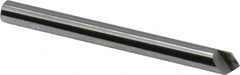 Keo - 3/16" Head Diam, 3/16" Shank Diam, 1 Flute 90° Solid Carbide Countersink - Bright Finish, 2" OAL, Single End - Exact Tooling