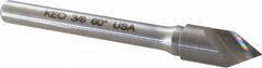 Keo - 3/8" Head Diam, 1/4" Shank Diam, 1 Flute 60° Solid Carbide Countersink - Exact Tooling