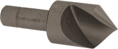 Keo - 1" Head Diam, 1/2" Shank Diam, 1 Flute 90° Cobalt Countersink - Exact Tooling