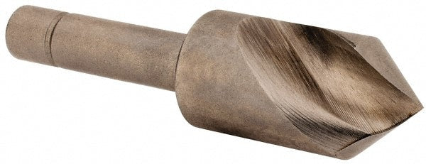 Keo - 1/2" Head Diam, 1/4" Shank Diam, 1 Flute 82° Cobalt Countersink - Exact Tooling