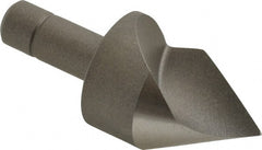 Keo - 1-1/4" Head Diam, 1/2" Shank Diam, 1 Flute 60° Cobalt Countersink - Bright Finish, 3" OAL, Single End - Exact Tooling