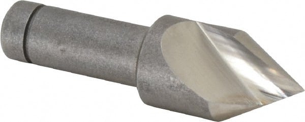 Keo - 3/4" Head Diam, 1/2" Shank Diam, 1 Flute 60° Cobalt Countersink - Exact Tooling