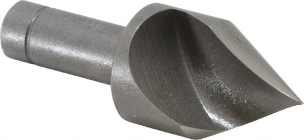 Keo - 1" Head Diam, 1/2" Shank Diam, 1 Flute 60° Cobalt Countersink - Exact Tooling