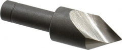 Keo - 5/8" Head Diam, 3/8" Shank Diam, 1 Flute 60° Cobalt Countersink - Bright Finish, 2-1/4" OAL, Single End - Exact Tooling