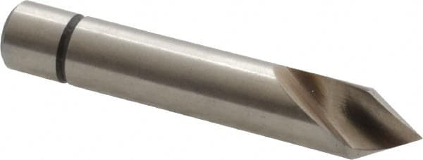 Keo - 1/4" Head Diam, 1/4" Shank Diam, 1 Flute 60° Cobalt Countersink - Exact Tooling