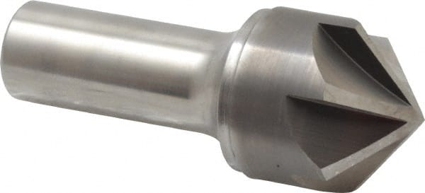 Keo - 1-1/4" Head Diam, 3/4" Shank Diam, 6 Flute 100° Solid Carbide Countersink - Exact Tooling