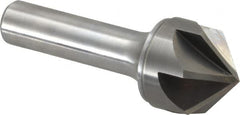 Keo - 1" Head Diam, 1/2" Shank Diam, 6 Flute 100° Solid Carbide Countersink - Exact Tooling