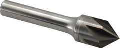 Keo - 5/8" Head Diam, 3/8" Shank Diam, 6 Flute 82° Solid Carbide Countersink - Exact Tooling