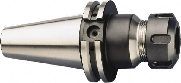 HAIMER - 1.5mm to 20mm Capacity, 70mm Projection, CAT50 Taper Shank, ER32 Collet Chuck - 0.0001" TIR, Through-Spindle - Exact Tooling