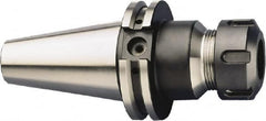 HAIMER - 1.5mm to 20mm Capacity, 70mm Projection, CAT50 Taper Shank, ER32 Collet Chuck - 0.0001" TIR, Through-Spindle - Exact Tooling