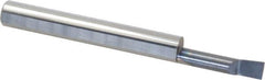 Accupro - 0.18" Min Bore Diam, 3/4" Max Bore Depth, 1/4 Shank Diam, Boring Bar - Right Hand Cut, Solid Carbide, TiAlN Finish - Exact Tooling