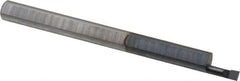 Accupro - 0.06" Min Bore Diam, 0.15" Max Bore Depth, 1/8 Shank Diam, Boring Bar - Right Hand Cut, Solid Carbide, TiAlN Finish - Exact Tooling