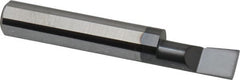 Accupro - 0.32" Min Bore Diam, 3/4" Max Bore Depth, 3/8 Shank Diam, Boring Bar - Right Hand Cut, Solid Carbide, TiAlN Finish - Exact Tooling
