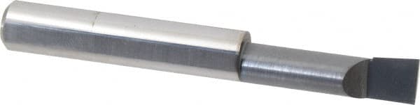 Accupro - 0.29" Min Bore Diam, 1" Max Bore Depth, 5/16 Shank Diam, Boring Bar - Right Hand Cut, Solid Carbide, TiAlN Finish - Exact Tooling