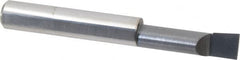 Accupro - 0.29" Min Bore Diam, 1" Max Bore Depth, 5/16 Shank Diam, Boring Bar - Right Hand Cut, Solid Carbide, TiAlN Finish - Exact Tooling