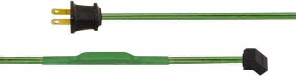 Made in USA - 72" Fan Power Cord with NEMA1-15P (with Thermostat Control) - For All 115VAC Cooling Fans - Exact Tooling