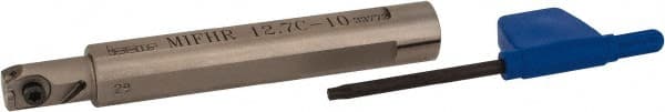 Iscar - MIFHR, Internal, Right Hand, 0.677" Max Depth of Cut, Indexable Grooving Tool Holder - MI.R 10 Insert Compatibility, 1/2" Shank Width, 3.543" OAL, Through Coolant - Exact Tooling