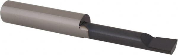 Scientific Cutting Tools - 0.23" Min Bore Diam, 1.2" Max Bore Depth, 5/16 Shank Diam, Boring Bar - Right Hand Cut, Solid Carbide, AlTiN+ Finish - Exact Tooling