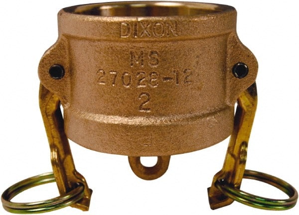 Dixon Valve & Coupling - 3/4" Brass Cam & Groove Suction & Discharge Hose Dust Cap For Use with Adapters - Part DC, 250 Max psi - Exact Tooling