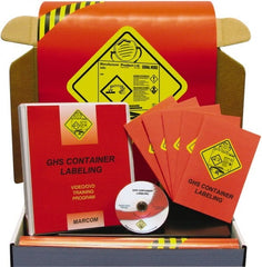 Marcom - GHS Container Labeling, Multimedia Training Kit - 12 Minute Run Time DVD, 1 Course, English - Exact Tooling
