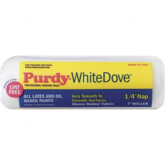 Purdy - 1/4" Nap, 7" Wide Paint Roller Cover - Smooth to Semi-Smooth Texture, Woven Dralon Fabric - Exact Tooling