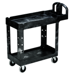 Service Cart - 16 x 30'' 2 Shelves 500 lb Capacity - Exact Tooling