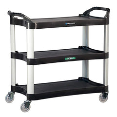 Lakeside - Carts; Type: Utility Cart ; Load Capacity (Lb.): 500.000 ; Number of Slots: 0 ; Number of Shelves: 3 ; Width (Inch): 20 ; Length (Inch): 42 - Exact Tooling