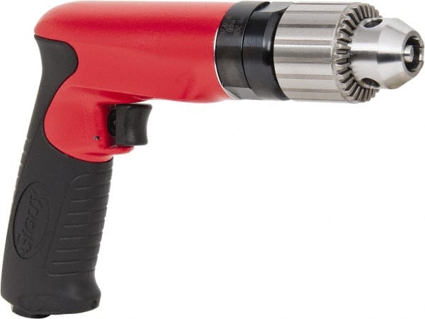 Sioux Tools - 1/2" Keyed Chuck - Pistol Grip Handle, 2,600 RPM, 14.16 LPS, 30 CFM, 1 hp - Exact Tooling