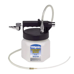 Lincoln - Oil Drain Containers; Type: Fluid Extractor ; Container Size: 0.5 Gal ; Color: White; black - Exact Tooling
