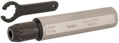 Iscar - 0.197" ID x 3/4" OD Boring & Grooving Bar Holders - 3.397" OAL, 0.57" Head Diam, Through Coolant, Series PICCO - Exact Tooling