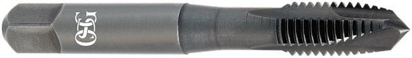 OSG - 5/16-24 UNF, 3 Flute, Bright Finish, Vanadium High Speed Steel Spiral Point Tap - Plug Chamfer, Right Hand Thread, 2-23/32" OAL, 1-1/8" Thread Length, 0.318" Shank Diam, 2B Class of Fit, Series 280 - Exact Tooling